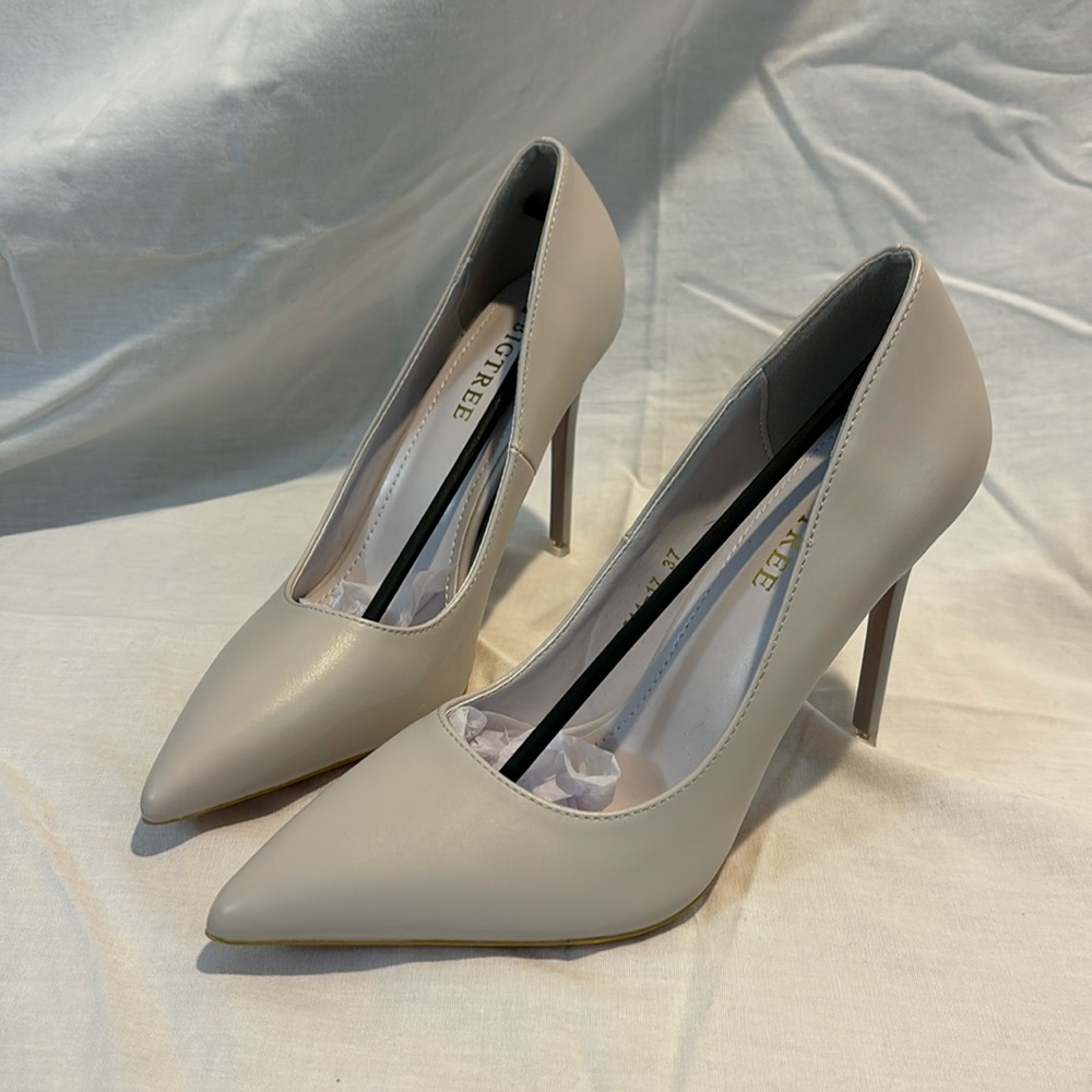 Light grey heels